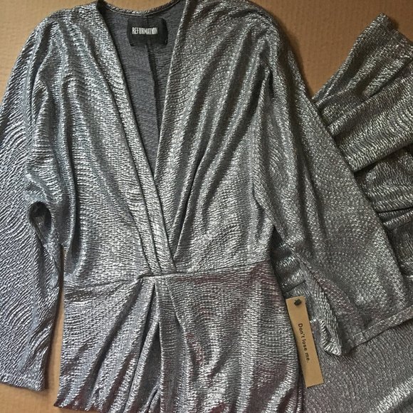 NWT Ref “Orion” screen siren silver gown - Picture 3 of 4